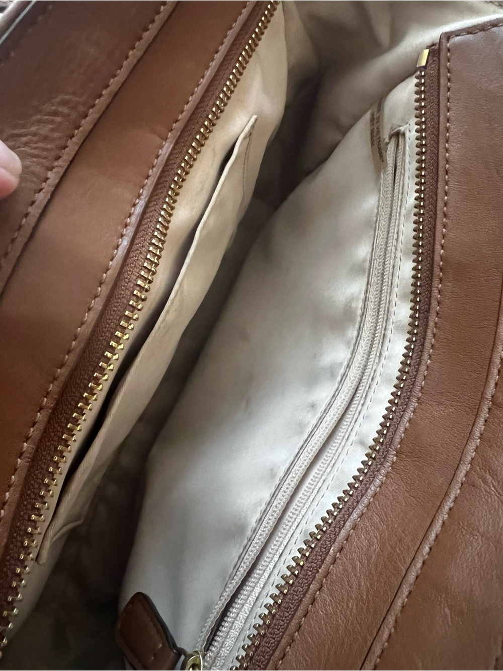 Cognac Coach Taylor Leather Bette Mini Tote Crossbody - Picture 4 of 14